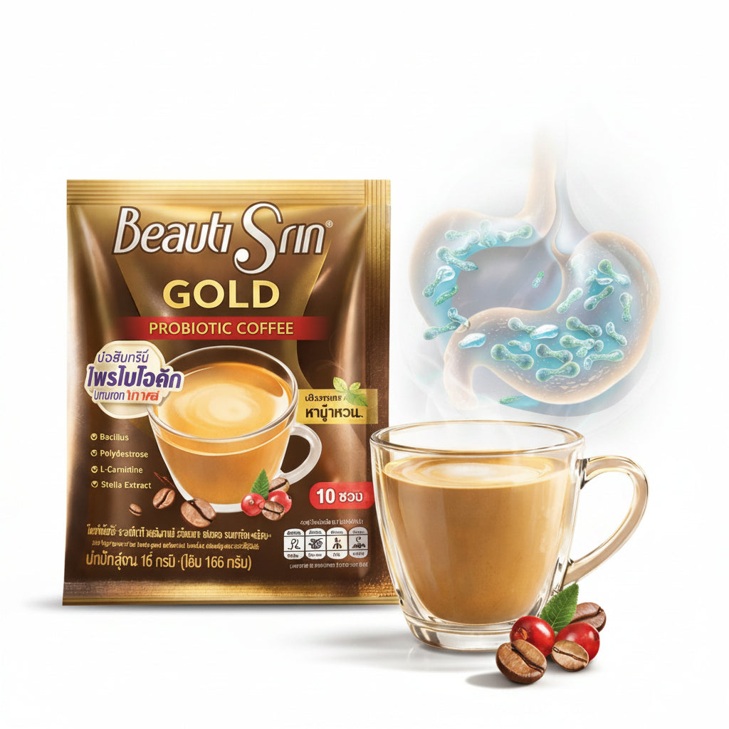 BeautiSrin Gold Probiotic Coffee box