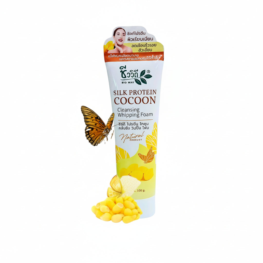 Chivaviti Silk Protein Cocoon Cleansing Whipping Foam
